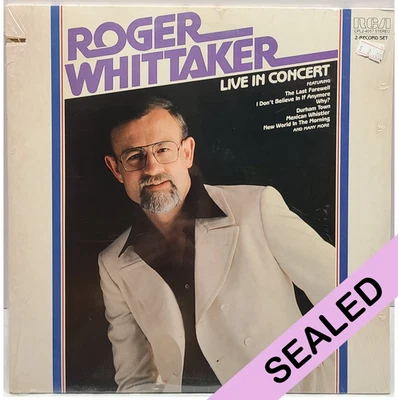 Roger Whittaker Live in Concert 2 LP RCA 1975 New Vinyl Sealed in Shrink #79k - Image 1 of 4