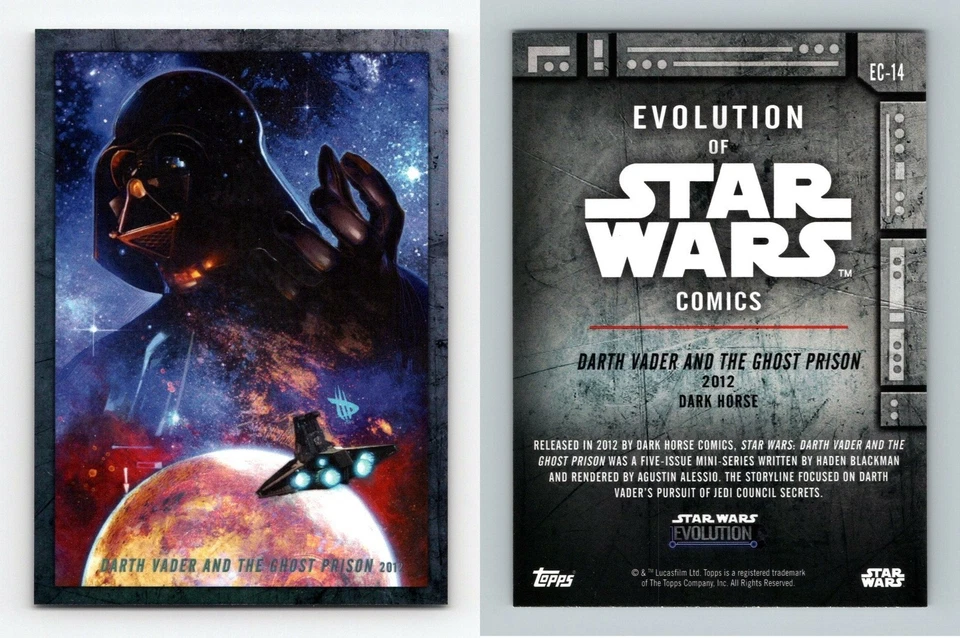 Darth Vader & The Ghost Prison 2012 #EC-14 Star Wars Evolution Topps Comics Card - Image 1 of 1