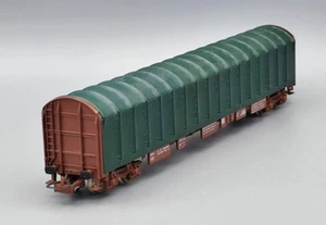 1:87 HO Jouef 6752 Plat à bogies bâché RIV SNCF Rils 216 - Imagen 1 de 4