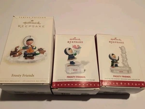 2006 2015 2016 Hallmark Andenken Frosty Friends Ornamente - Bild 1 von 6