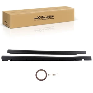 Body Side Panel Extension Kit for Dodge Charger 2011-2023 Black ABS 2PC Lip - Picture 1 of 12