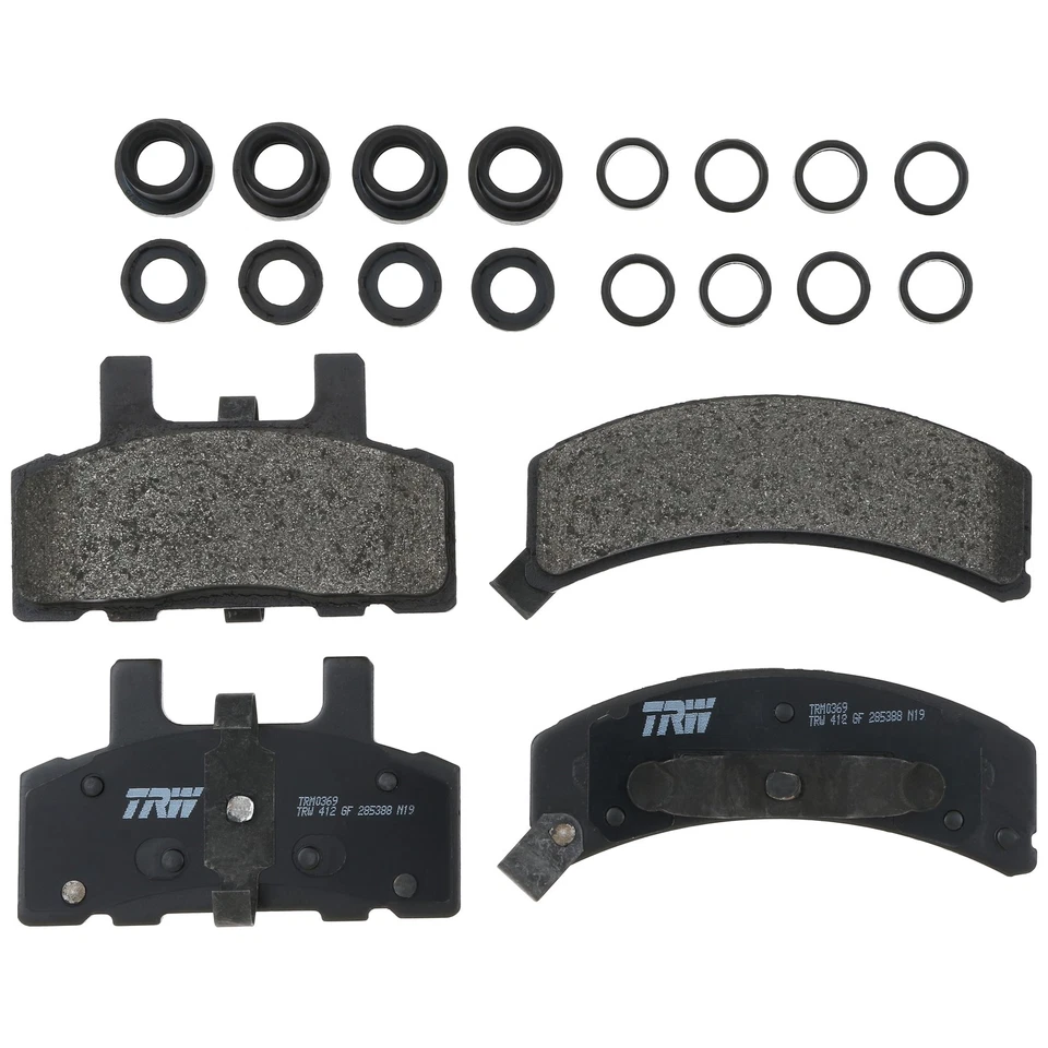 Front Disc Brake Pad Set for Chevrolet C1500 1988 - 1999 TRW Pro TRM0369 - Image 1 of 4