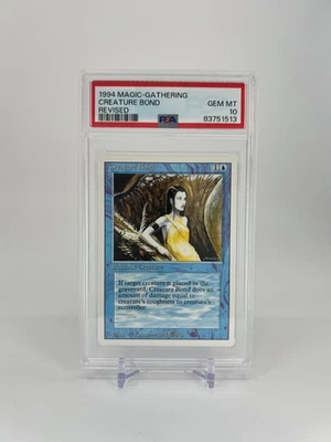 Creature Bond (PSA GEM MINT 10) - MTG Revised Edition - RareCo - Image 1 of 3