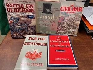 5 Civil War books 4 PB's, 1 HB w/DJ Vintage VG to LN massive volumes! - Bild 1 von 12