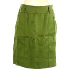 Etceter Womens Skirt Sz 4 Forest Green Short Academia Minimalist Preppy Business