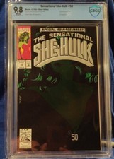 The Sensational She-Hulk #50 CBCS 9.8 wp death of John Byrne free shipping