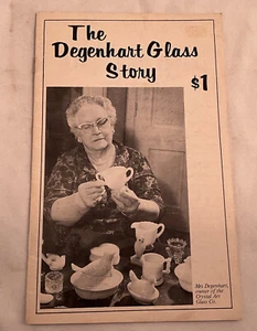 VTG BOOK THE DEGENHART GLASS STORY BY JABE TARTER 3RD PRINTING APRIL 1975  - Picture 1 of 4