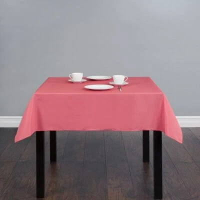 LinenTablecloth 54 x 54 Square Polyester Tablecloths, 33 Colors! Party Event - Image 1 of 4