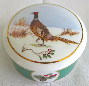 Winter Game Birds Trinket Box de Lynn Chase 1994 - Imagen 1 de 12