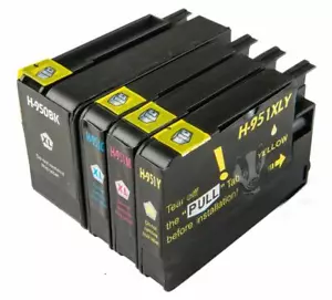 Badger Inks Set of 4 Non-OEM Ink Cartridge to replace HP950XL / HP951XL - Picture 1 of 1