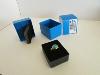 Nuevo Anillo Bellezza Turquesa Tono Oro JB-9-#27 Foto 1 de 4