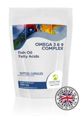HEALTHY MOOD Omega 3 6 9 Comple 1000mg Fish Oil Capsules