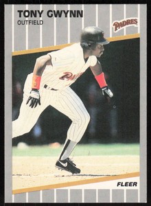 1989 Fleer  #305 Tony Gwynn