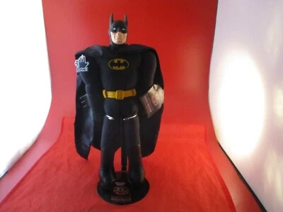 Figura de peluche promocional de aplausos de la película Batman 1989 con soporte negro *NUEVO* Foto 1 de 4