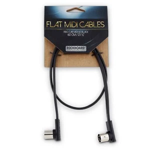 Cable MIDI plano Rockboard - 60 cm (23 5/8"), negro, enchufes en ángulo - Imagen 1 de 4