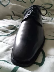 To Boot New York Mens Size 8 Black Leather Oxford Adam Derrick Dress Shoes Italy - Bild 1 von 3