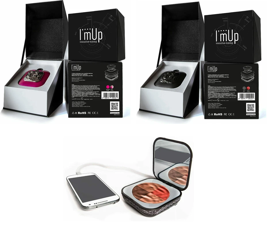 Make Up organizer Set Bio Vegan Rouge Set + Powerbank Schminke Schminkbox Teint - Bild 1 von 4