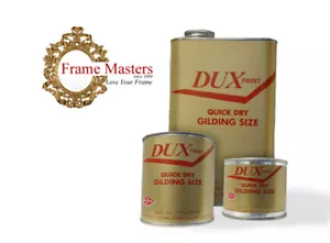 Dux Quick Dry Oil Based Gold Leaf Gilding Size Adhesive - Made in USA - Picture 1 of 1
