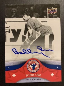 Bobby Orr Canada National Hockey Card Day Auto. Team Canada 2013 Upper Deck - Picture 1 of 3