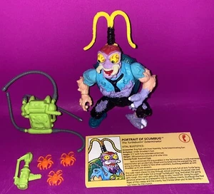 VNTG 1990 Scumbug Teenage Mutant Ninja Turtle TMNT Figur Playmates Villain - Bild 1 von 7