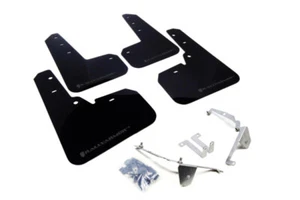 Rally Armor Black Mud Flap w/ Grey Logo For 13+ Subaru XV Crosstrek - Picture 1 of 9