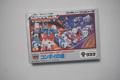 Famicom Transformers Mystery of Comvoy boxed Japan FC game US Seller - Image 1 of 4