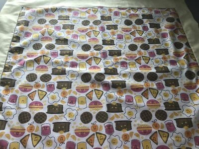 Manta de recepción de franela de desayuno para bebé niño o niña 30" hecha a mano. Foto 1 de 4