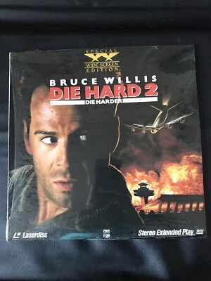 NEW Die Hard 2 Harder Video Laserdisc Widescreen Surround CLV CAV Sealed Willis - Image 1 of 2