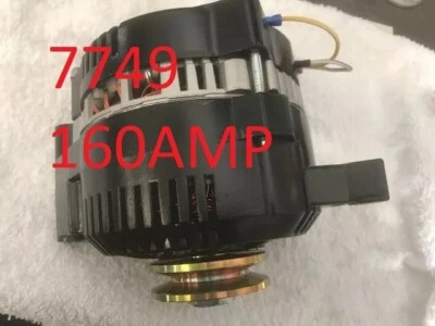 ALTERNADOR ALTO RENDIMIENTO FORD BRONCO Mustang ONE WIRE 3G NEGRO 160 AMP 1966 1979 Foto 1 de 4