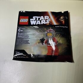 LEGO STAR WARS Rebel A-Wing Pilot Minifigure Polybag 5004408 New Promo Figure!