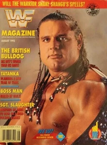 August 1992 WWF Magazine BRITISH BULLDOG D - Picture 1 of 18
