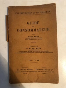 GUIDE DU CONSOMMATEUR - A. NUSS - PREFACE DE E.ROUX - Picture 1 of 5