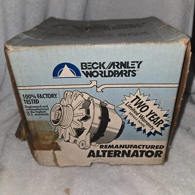 186-0261 Beck Arnley Reman Alternator fits Mazda 80-83 RX7, B-Series Pickups 626 - Image 1 of 4