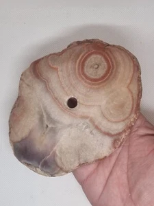 REDUCED!!! Dulcote Agate crystal 14cm natural slice from Somerset UK - Foto 1 di 3