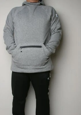 Sudadera con capucha 686 Knit Tech Fleece (L) gris claro jaspeado L9WGNS07-LTG Foto 1 de 2