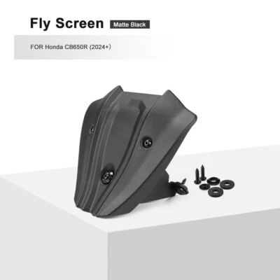 New Fly Screen For Honda CB650R CB 650R 2024+ Front Windshield Deflector Foto 1 de 4