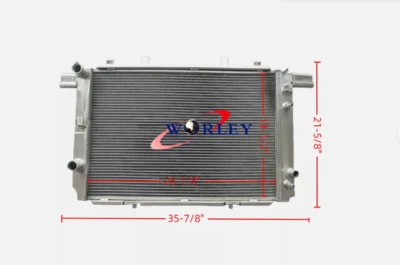 Radiador todo aluminio para Mercedes-Benz R129 SL 280/320 1993-2001 AT 1994 1995 Foto 1 de 4