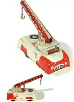 Tin Toy Press N Go Tow truck Reproduction Tin treasures collection  - Image 1 of 4