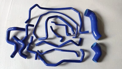 Manguera de calefacción de radiador de silicona azul 13 piezas para Ford Focus ST170 2,0 L 2002-2004 Foto 1 de 4