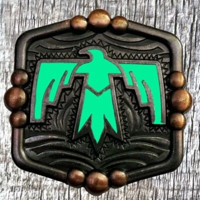 American Southwest Thunderbird 2 Inch Concho CON304-C-AQTQ - Image 1 of 3