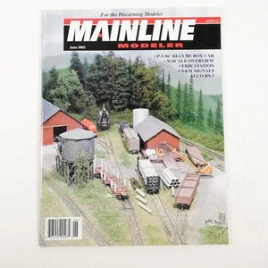 Mainline Modeler Magazine June 2003 Issue Model Railroading P-S 86' Hi-Cube Erie - Bild 1 von 3