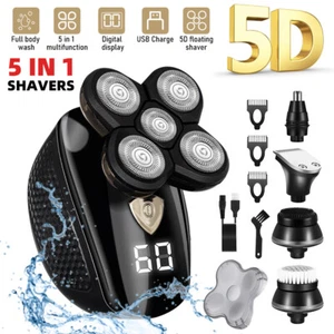 5in1 Afeitadora de Barba Maquina de Afeitar 5D Eléctrica Recargable para Hombres - Bild 1 von 18