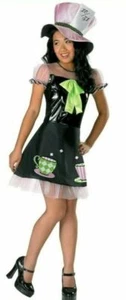 M 7 8 Teacups MAD HATTER DRESS Up Costume Alice in Wonderland Halloween NWT - Picture 1 of 4