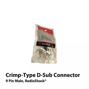 Crimp-Type D-Sub Connector, RadioShack® 276-1427, Ideal for Computer Interfacing - Picture 1 of 4