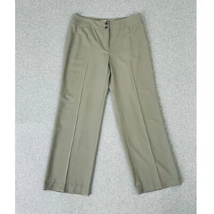 Armani Collezioni Womens Dress Pants Size 10 Wide Leg Italy Classic Luxury READ - Picture 1 of 16
