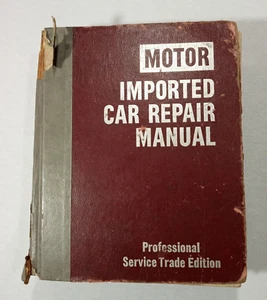 Motor's Imported Car Repair Manual 1972-1977 Professional Service Trade Edition - Bild 1 von 10