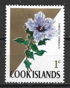 Cook Islands 1c Flowers