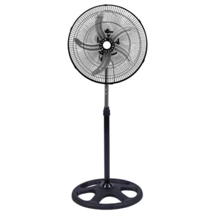Ventilatore A Piantana Con 5 Pale In Acciaio Regolabile Oscillante 3 Velocità - Foto 1 di 2
