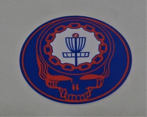 New Disc Golf 4" Ace The Chains Sticker-Red-White & Blue - Picture 1 of 1