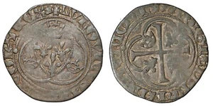 LOUIS XI  Blanc à la couronne TOURNAI Dy.550 - Bild 1 von 1